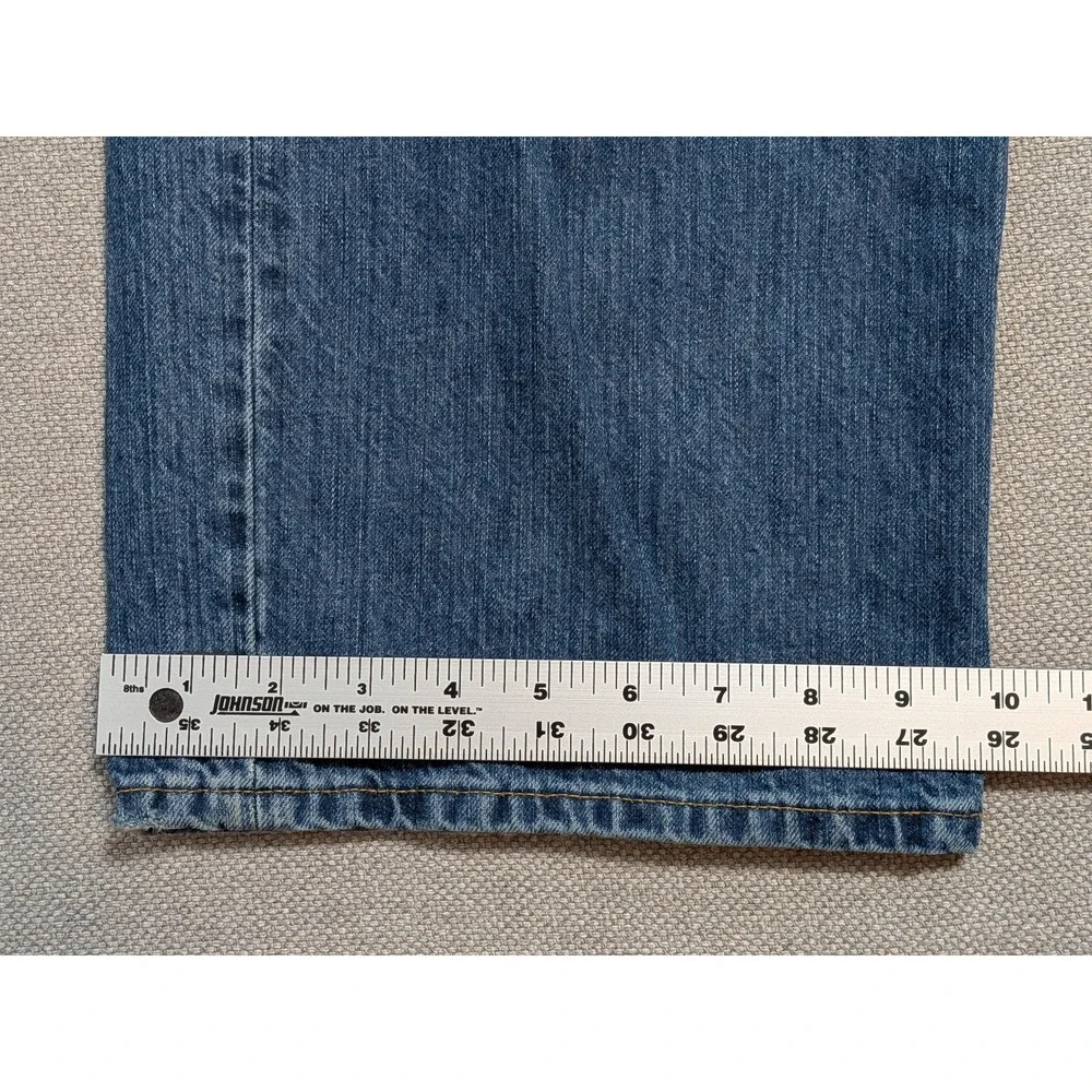 Polo Ralph Lauren Men's 46x30 Blue Denim Straight Leg Jeans